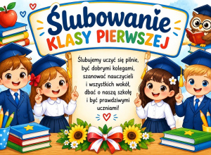 „Misja pierwsza klasa” – ślubowanie i pasowanie na ucznia